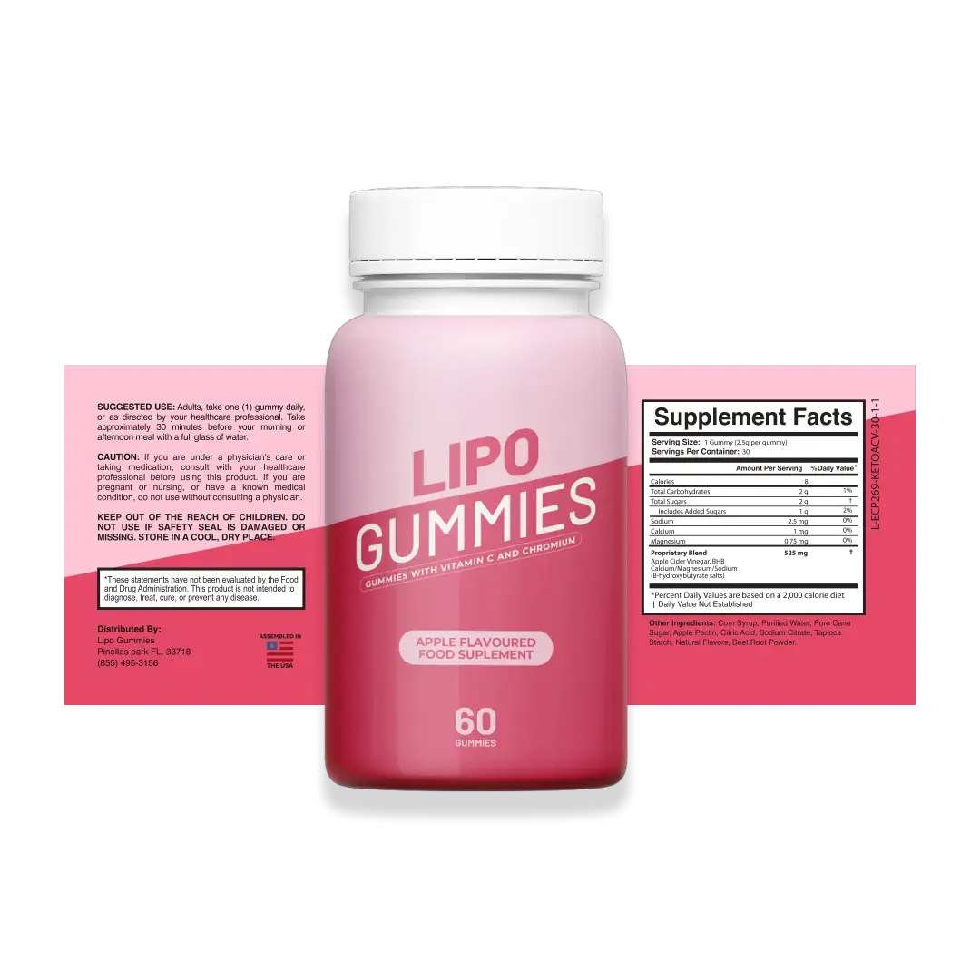 Lipo Gummies Label