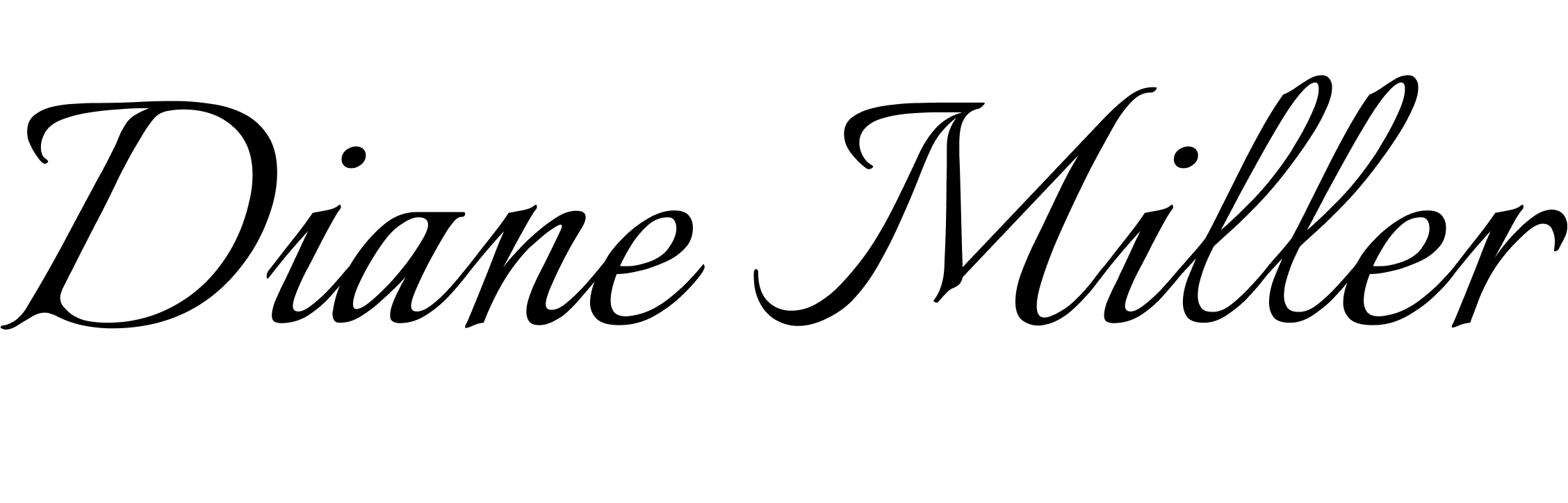Signature of Diane Miller, creator of Lipo Gummies